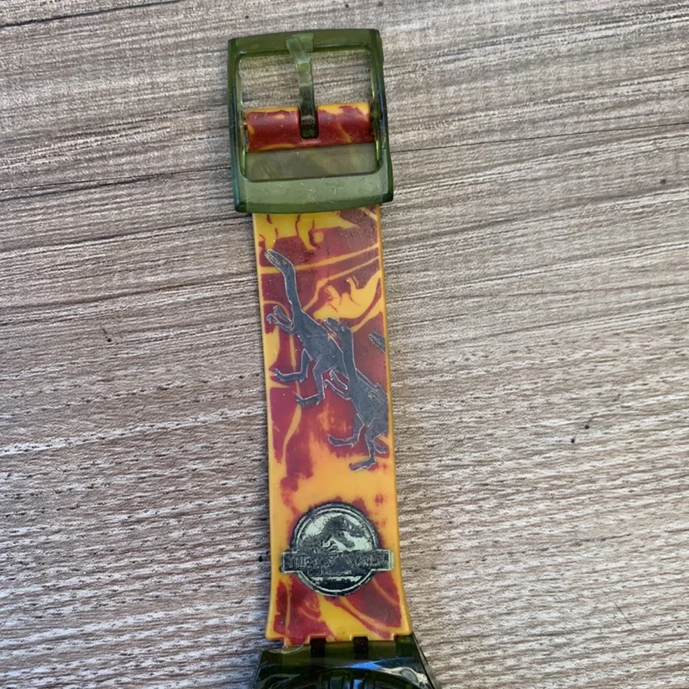 Vintage Jurassic Park digital Dinosaur Wrist Watch Nonworking collectible